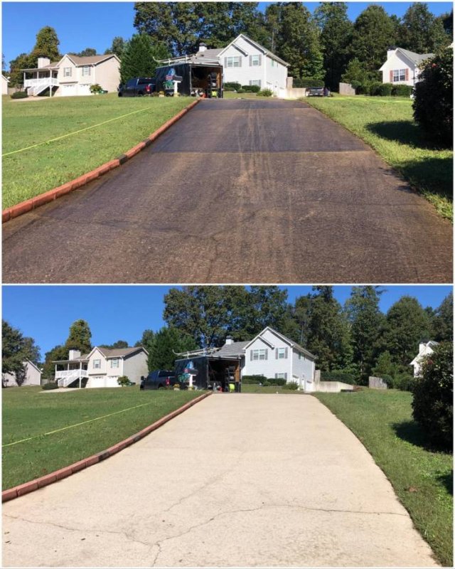 Power Washing: Before And After