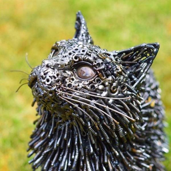 Sculptures From Trash By Self-Taught Artist Brian Mock