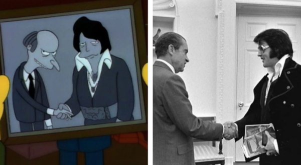 Iconic Photos Recreated By 'The Simpsons'
