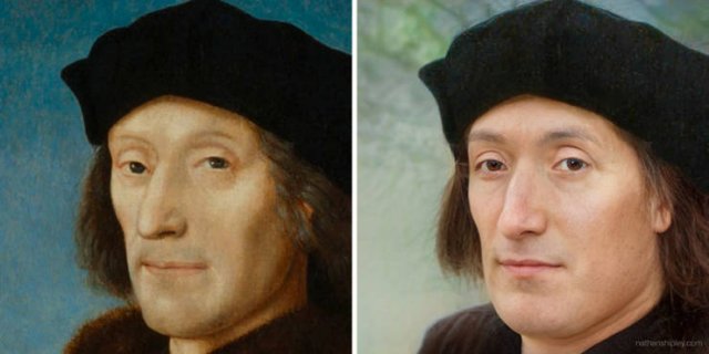 Historical Figures Paintings Turned To Realistic Images