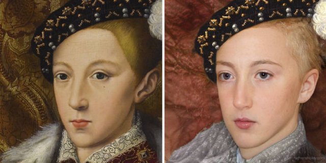 Historical Figures Paintings Turned To Realistic Images