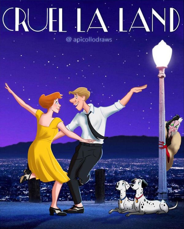 Movie Posters Reimagined With Disney Characters