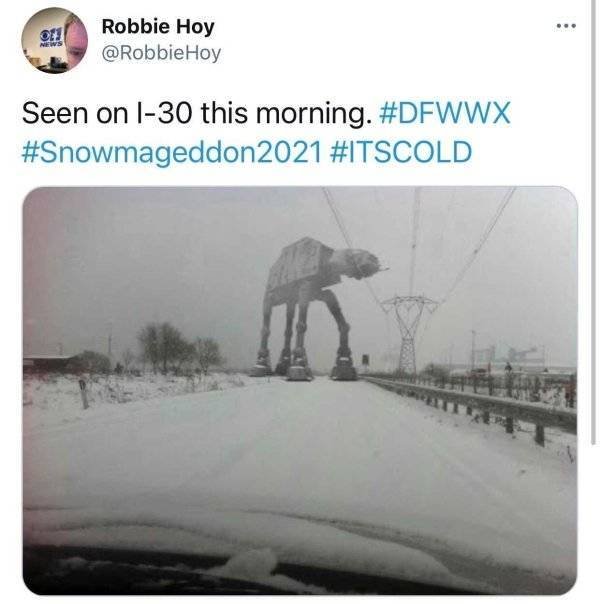 Memes And Tweets About Texas In Snow