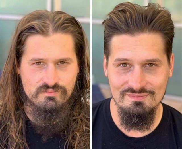 Stylist Helps Homeless People By Giving Them New Haircuts