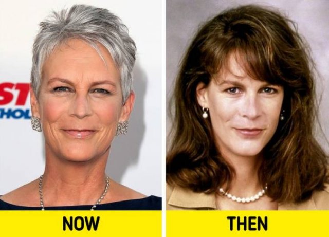 Celebrity Old And New Hairstyles