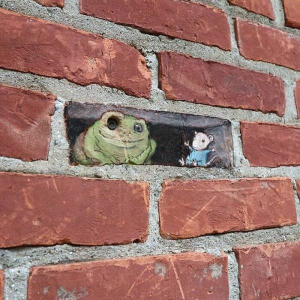 Cute Street Art By David Zinn