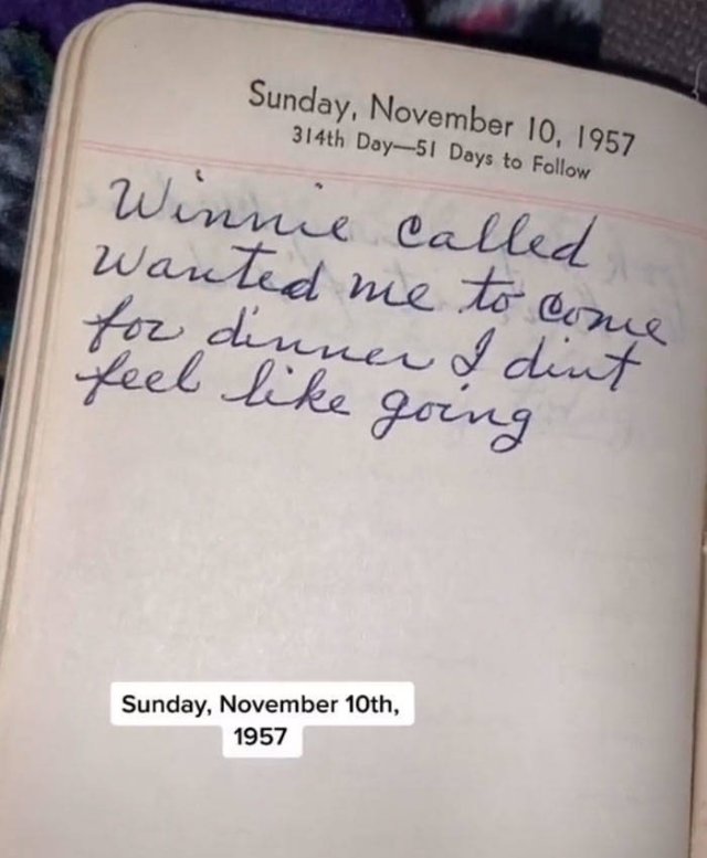 Thrift Shop Find: 1957 Housewife Diary