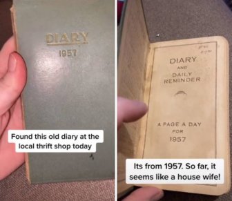 Thrift Shop Find: 1957 Housewife Diary