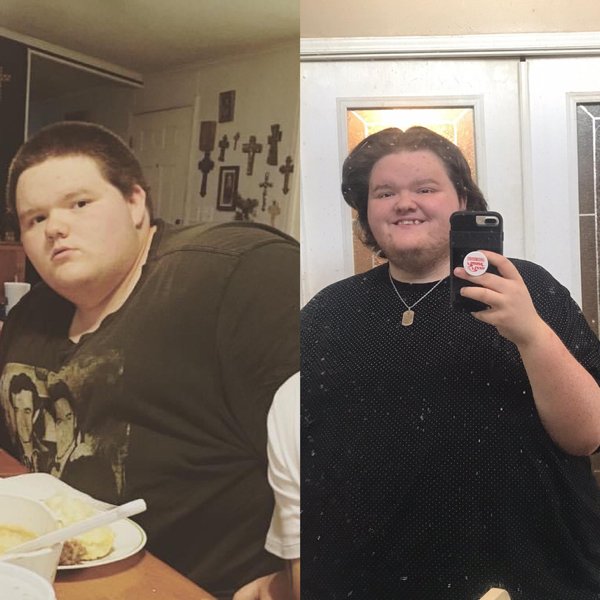 People Show Their Life Transformations