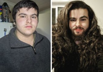 People Show Their Life Transformations