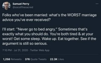 The Worst Marriage Advices