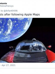 Apple Maps Tweets