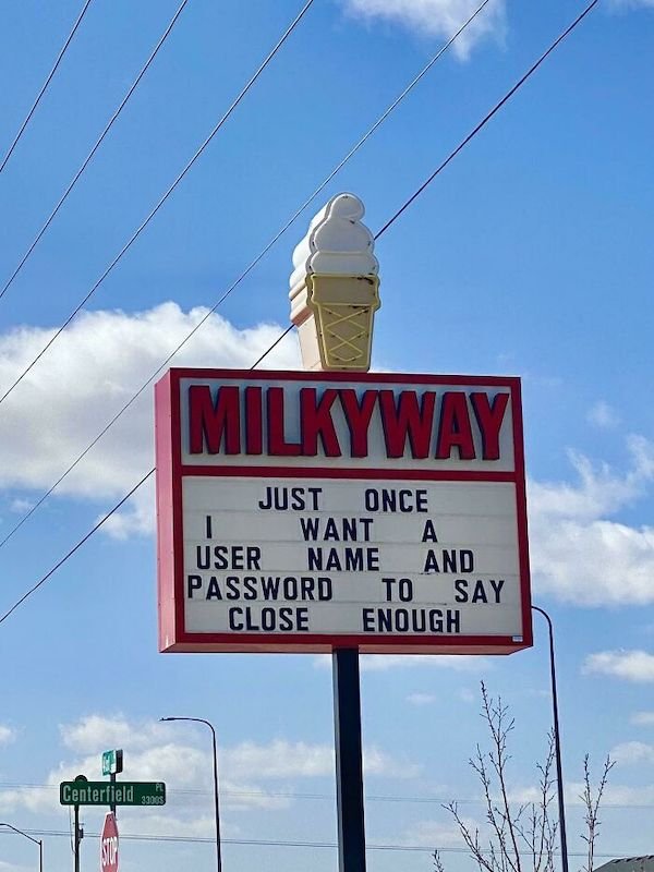 Ice Cream Shop Clever Signs