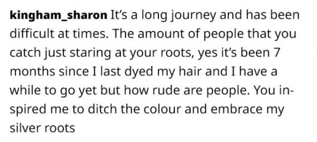 This Woman Decided To Stop Dyeing Her Hair