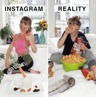 Woman Mocks Ideal Instagram Photos