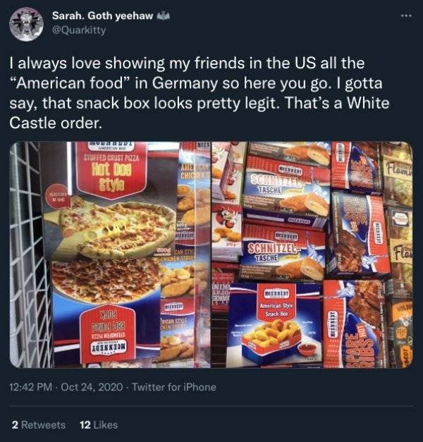 'American Food' Sections Around The World