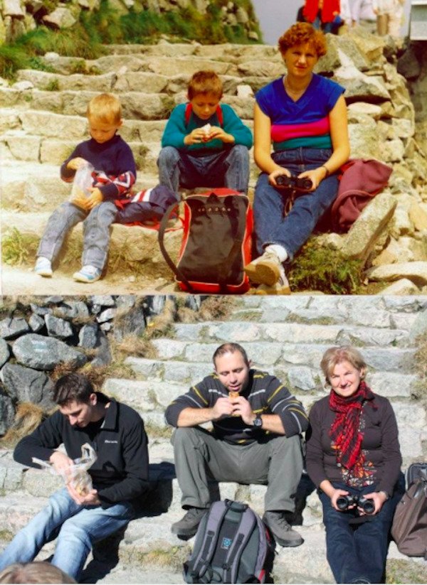 People Recreate Their Old Photos, part 2