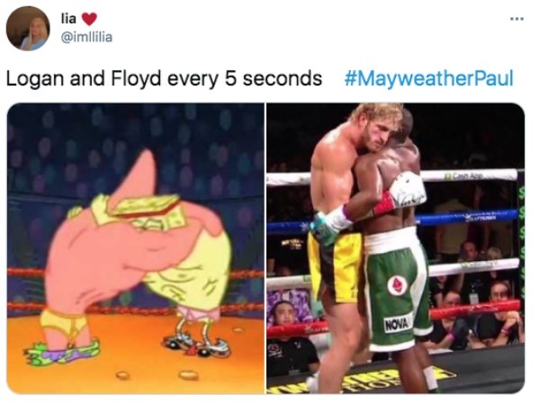 Logan Paul Vs. Floyd Mayweather Fight Memes And Tweets