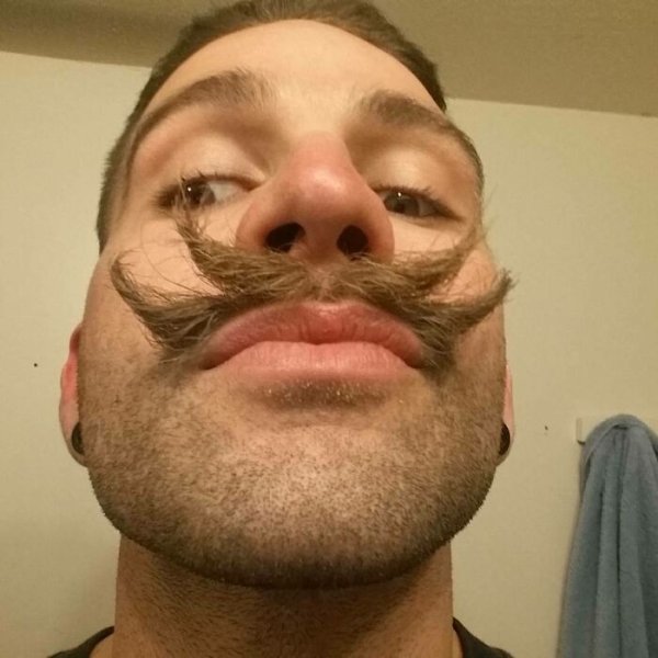 The New Double Mustache Trend