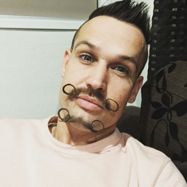 The New Double Mustache Trend