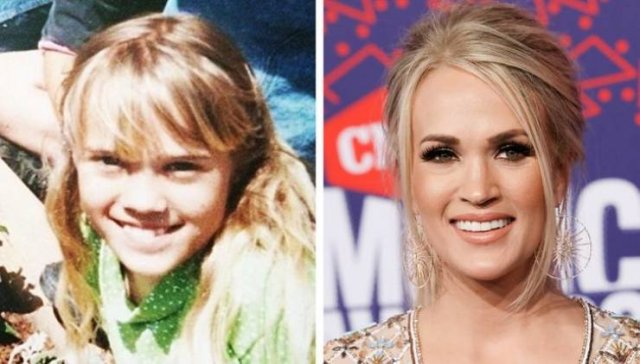 Women Celebrities In Their Young Age