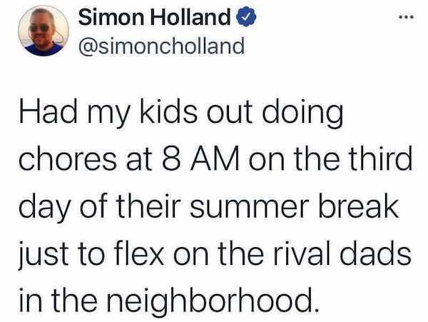 Kids Summer Holidays Humor