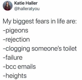 What Is Your Biggest Fear?