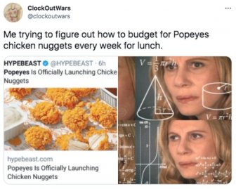 Popeyes Nuggets Memes