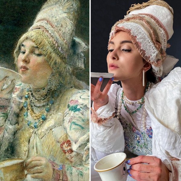 This Woman Recreates Famous Artworks