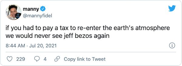 Jeff Bezos Went To Space Tweets