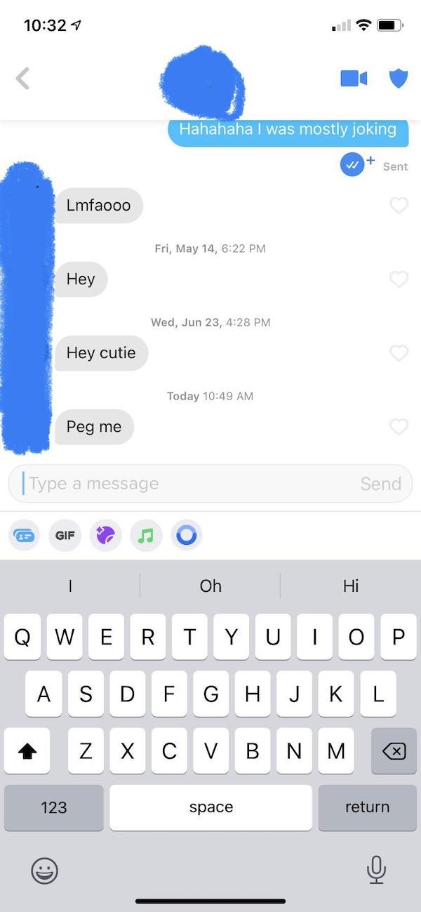 Weird Tinder Texts