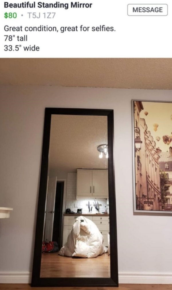 People Weird Tries To Sell Mirrors