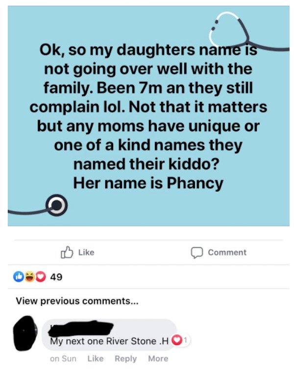 Weird And Funny Kids Names