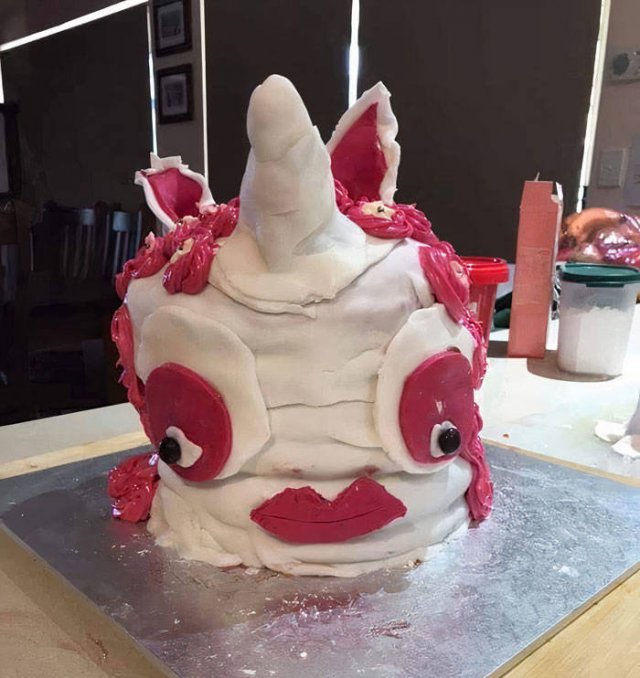 Mum leaves fans giggling after unicorn cake for daughter's birthday goes  wrong - Daily Star