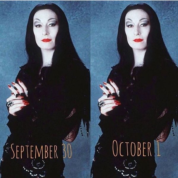 September 30th Vs. October 1st