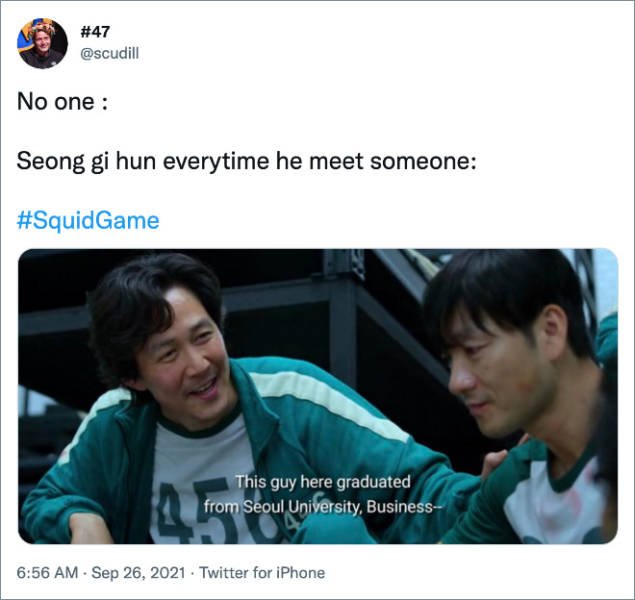 'Squid Game' Movie Tweets