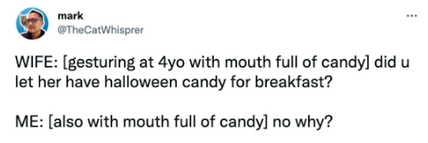 Parent's Halloween Tweets