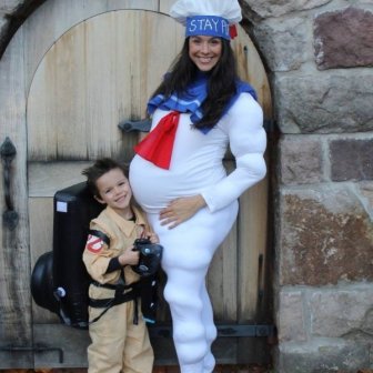 Pregnant Women In Halloween Costumes