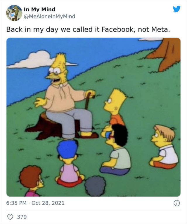 Facebook To Meta Tweets