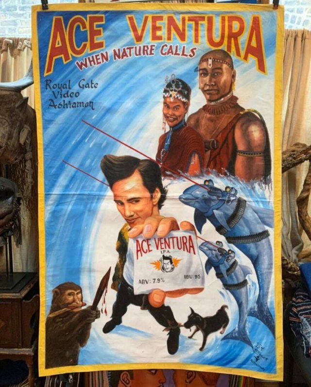 Weird African Hand-Painted Movie Posters