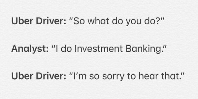 Overheard On The Wall Street