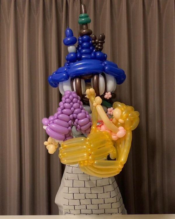 Balloon Sculptures Of Famous Characters