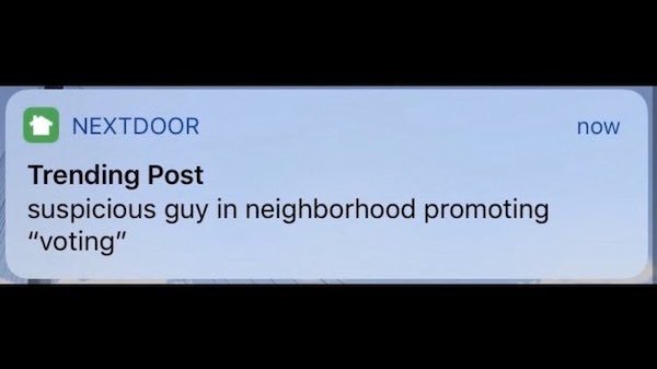 When Your Neighbors Post Crazy Things
