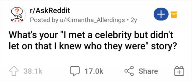 People Share Their Celebrity Encounter Stories