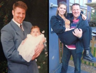 Families Recreate Their Old Photos