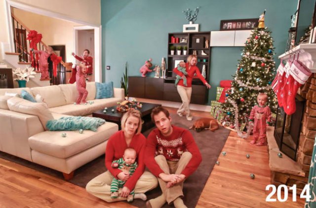This Family Creates Christmas Card Every Year
