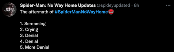 'Spider-Man' Movie Tweets