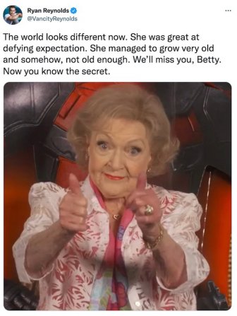 Betty White Tweets