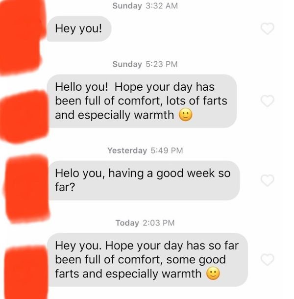 Dating Apps Messages, part 2