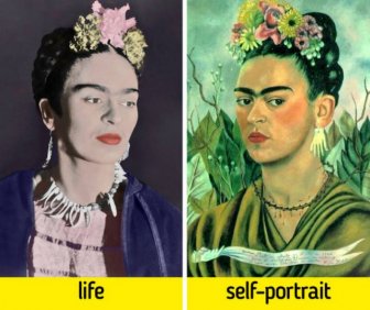 Famous Painters: In Real Life And In Their Self-Portraits